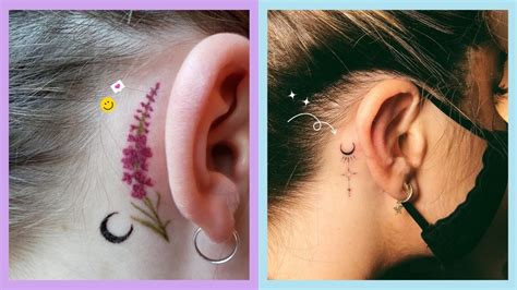 behind ear tattoo ideas|tattoos for inner ears.